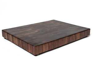 Large End Grain Walnut Cutting Board, Walnut Butcher Block with Rubber Feet, Wedding Gift, Anniversary Gift, Christmas Gift, USA Made
