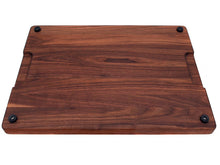 Load image into Gallery viewer, Extra Large Wood Cutting Board with Feet, Pocket Handles and Juice Groove, 24”x18”x1.25 Inches Thick Cutting Board Handmade in the USA