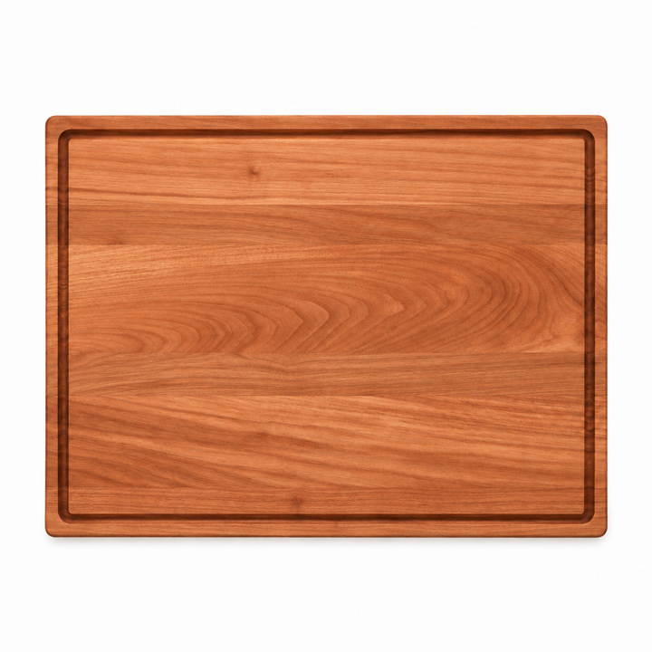 24 × 18 Cherry / Top Juice Groove / No Handles — top view