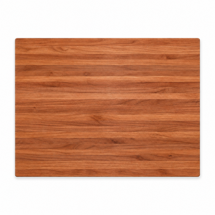 24 × 18 Cherry / No Groove / No Handles — top view