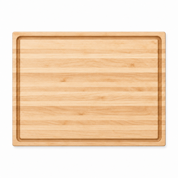 20 × 15 Maple / Top Juice Groove / No Handles — top view