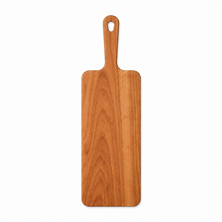 18 × 6 Cherry / No Groove / Paddle Handle — top view