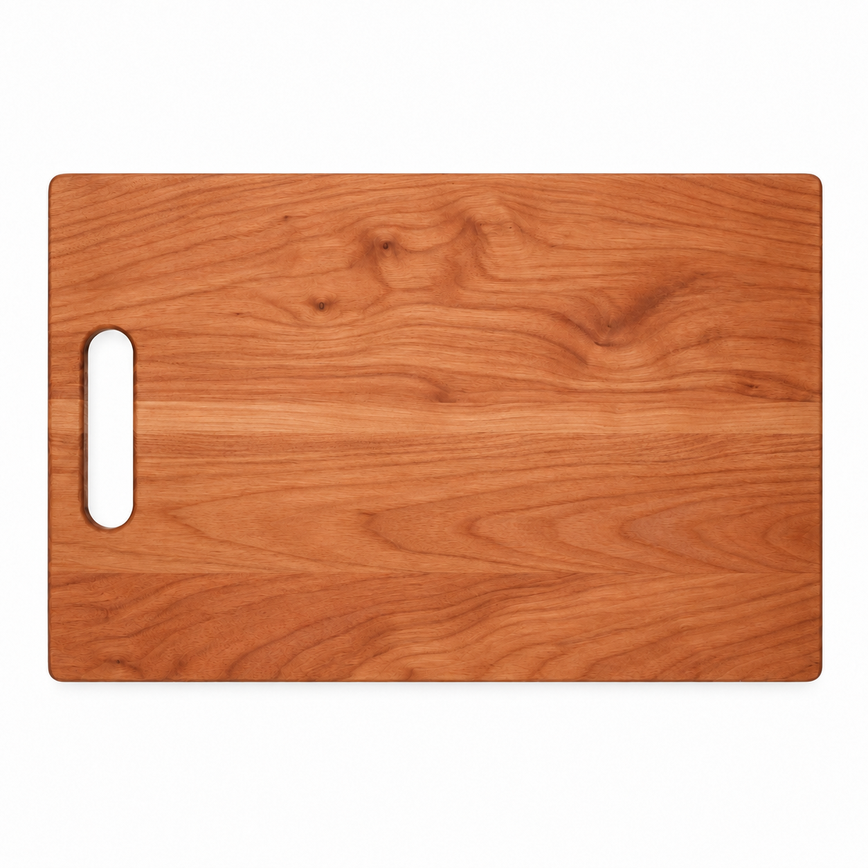 16 × 10.5 Cherry / No Groove / Single Handle — top view