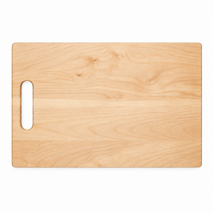 16 × 10.5 Maple / No Groove / Single Handle — top view