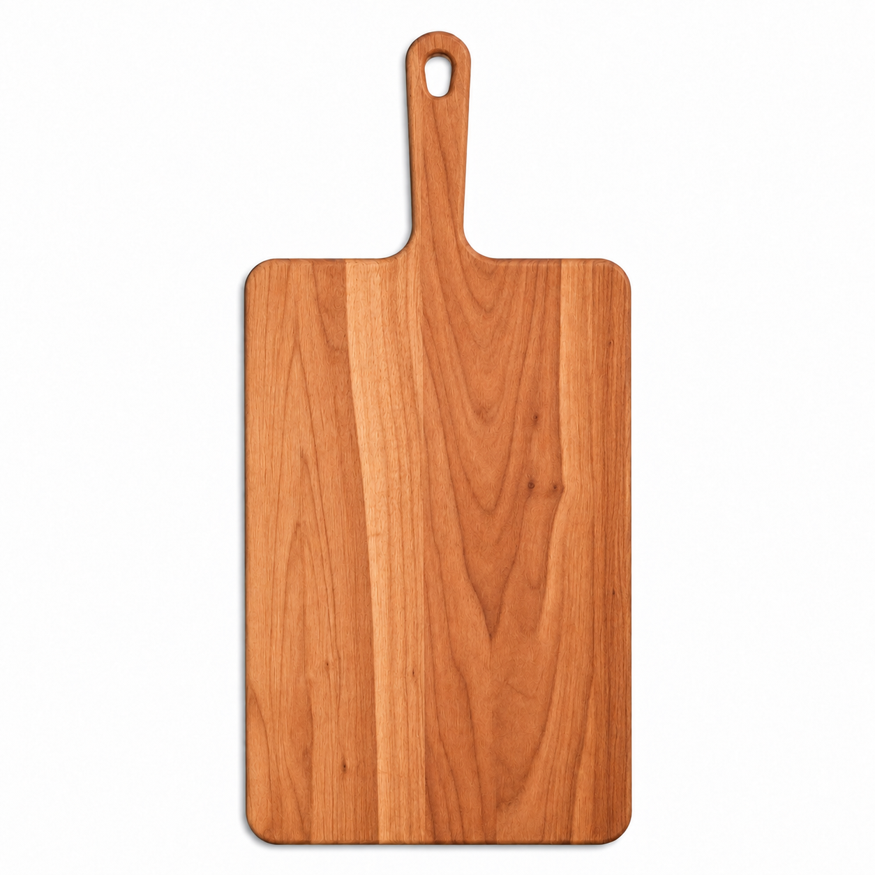 18 × 9 Cherry / No Groove / Paddle Handle — top view