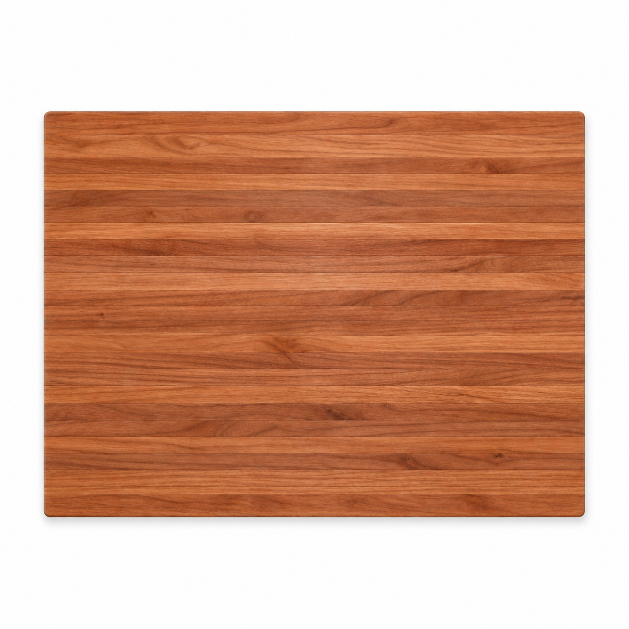 24 × 18 Cherry / Bottom Juice Groove / No Handles — top view