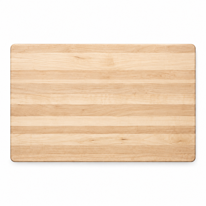 18 × 12 Maple / No Groove / No Handles — top view
