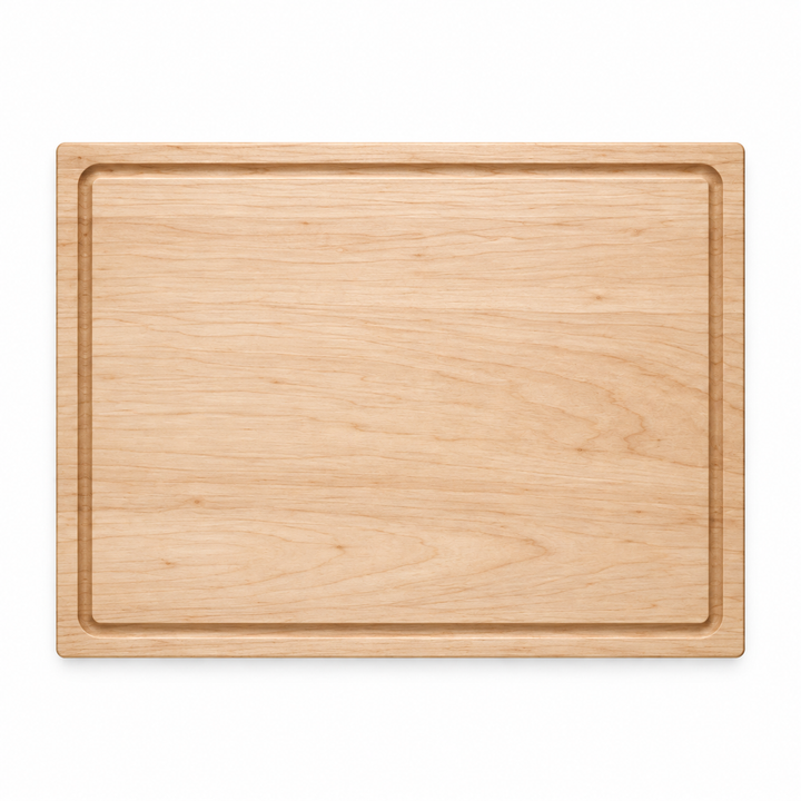 20 × 15 Maple / Top Juice Groove / No Handles — top view