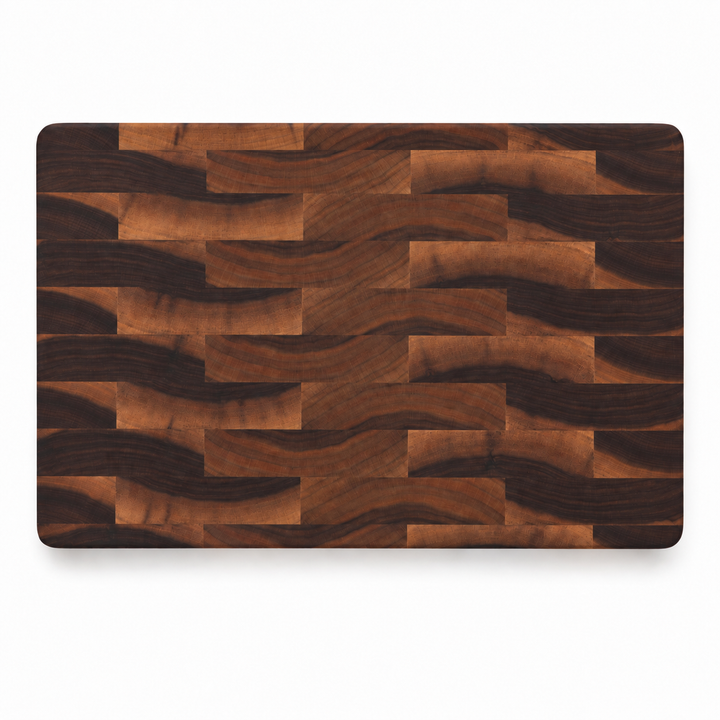 18 × 12 Walnut / No Groove / No Handles — top view