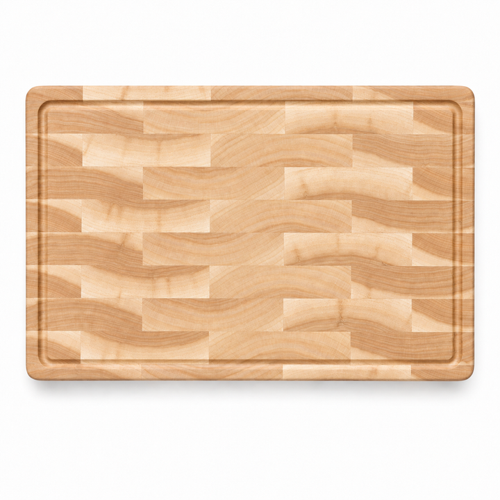 18 × 12 Maple / Top Juice Groove / No Handles — top view