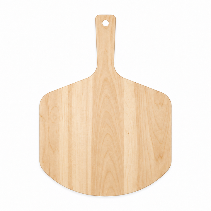 22 × 16 Maple / No Groove / Paddle Handle — top view