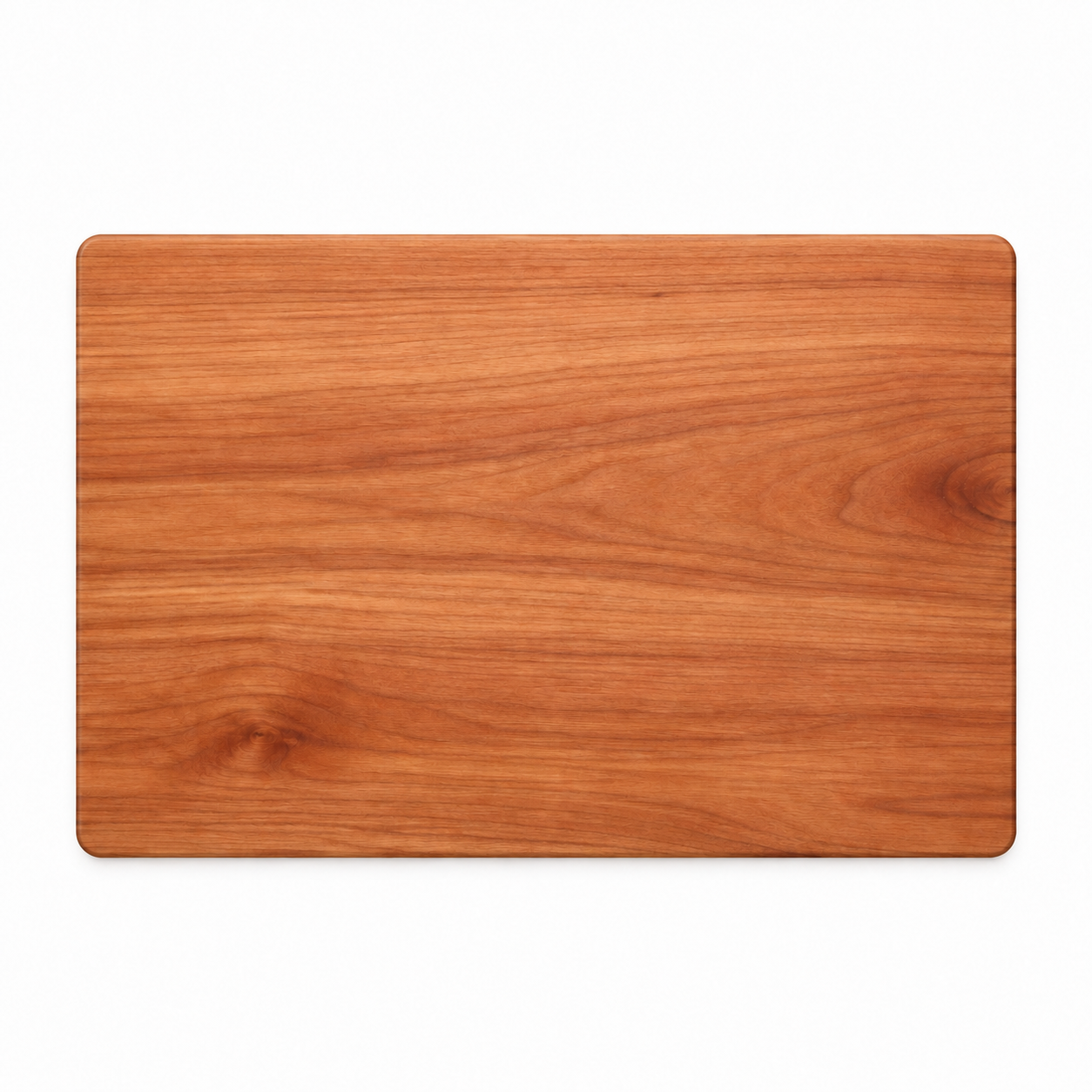 18 × 12 Cherry / No Groove / No Handles — top view