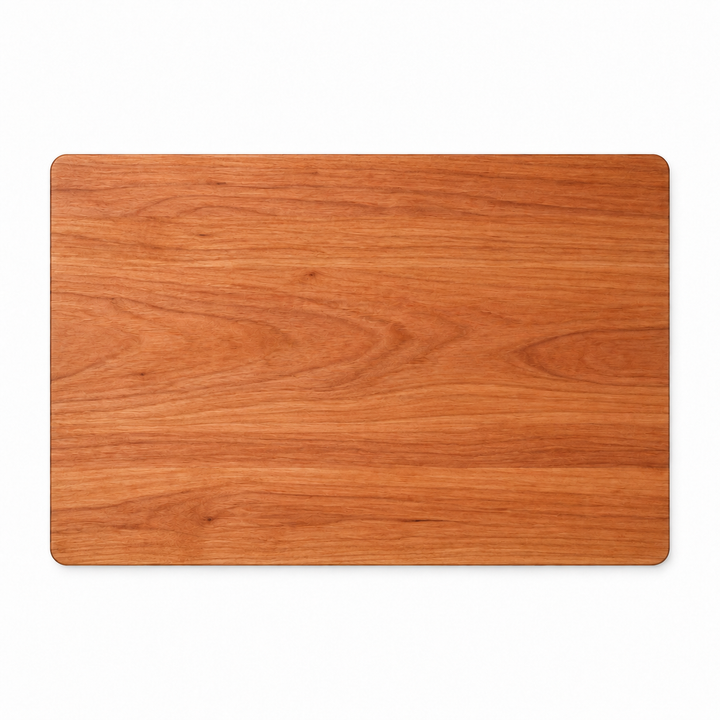 18 × 12 Cherry / No Groove / No Handles — top view