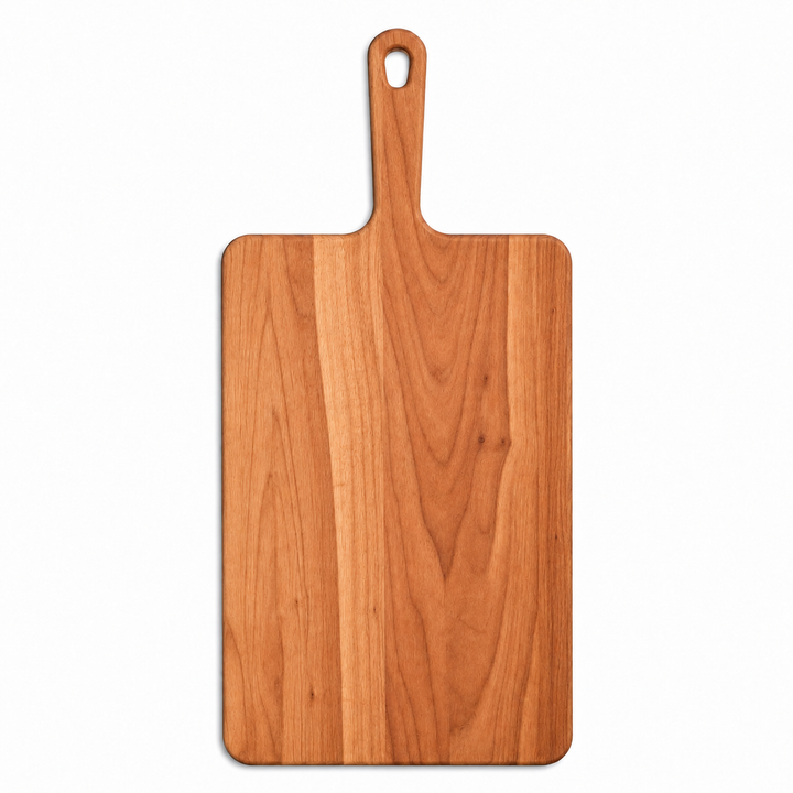18 × 9 Cherry / No Groove / Paddle Handle — top view