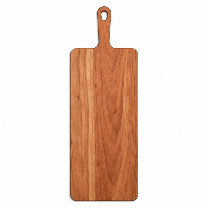 24 × 9 Cherry / No Groove / Paddle Handle — top view