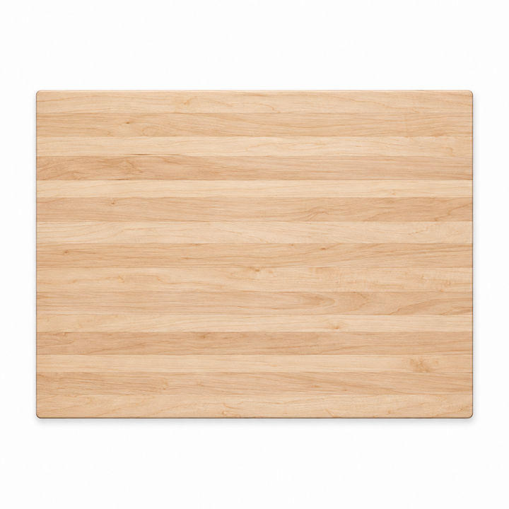 24 × 18 Maple / No Groove / No Handles — top view